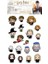 Harry Potter Karakterleri Manga Style Sticker Set 1