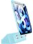 Apple iPad 10.2 2020 (8.nesil) Uyumlu Moduler Yapılı Kalem Yuvalı Arkası Şeffaf Standlı Tablet Kılıfı 2