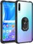 Huawei P Smart Pro 2019 Kılıf Şeffaf Sararmaz Yüzüklü Mola Kapak Siyah 1