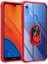 Huawei Y6S 2019 Kılıf Şeffaf Sararmaz Yüzüklü Mola Kapak Kırmızı 1
