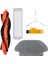 Xiaomi Mop Pro (STYTJ02YM) Uyumlu 4 Parça Yedek Beyaz Filtre Fırça Seti 1