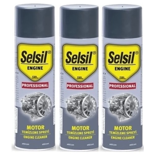 Selsil Motor Temizleme Sprey 500 Ml 3 Adet Fiyatı