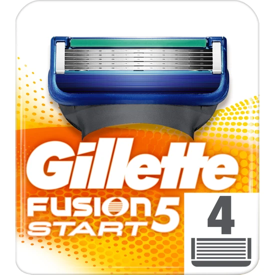 Gillette Fusion Start Yedek Tıraş Bıçağı 4 Adet