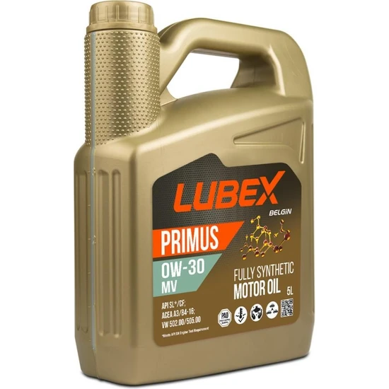 Lubex Primus 0W-30 MV 5 Litre Motor Yağı ( Üretim Yılı: 2022 )
