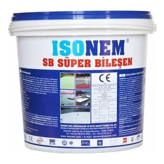 Isonem Sb Süper Bileşen Su Yalıtımı Boyası Beyaz 18 kg
