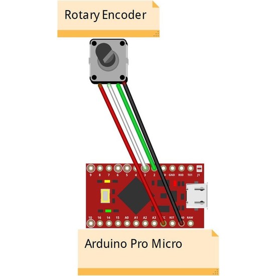 Aldım Geldi Arduino Pro Mikro Gövde (Mame Arcade Spinner Fiyatı