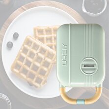 Dolity 220 V Elektrikli Waffle Makinesi - Yeşil (Yurt Dışından)