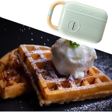 Dolity 220 V Elektrikli Waffle Makinesi - Yeşil (Yurt Dışından)