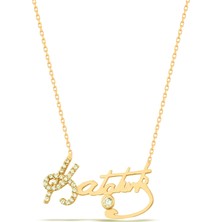 Lia Berto Kemal Atatürk Altın Kaplama 925 Ayar Gümüş Kolye