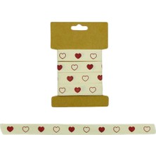 Ozan Tuhafiye Pamuk Şerit Kurdele Koton Kurdele 1,5 cm 4,5 mt A102