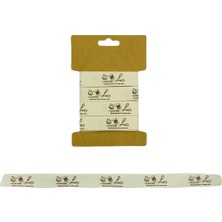 Ozan Tuhafiye Pamuk Şerit Kurdele Koton Kurdele 1,5 cm 4,5 mt B39