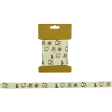 Ozan Tuhafiye Pamuk Şerit Kurdele Koton Kurdele 1,5 cm 4,5 mt B40