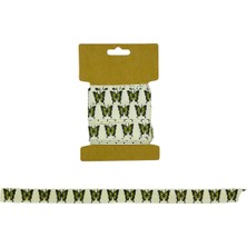 Ozan Tuhafiye Pamuk Şerit Kurdele Koton Kurdele 1,5 cm 4,5 mt