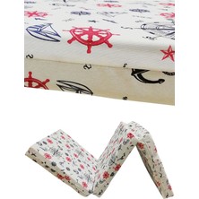 Vip Home Concept Katlanır Yer Yatağı (8 cm Kalın)Sünger Yatak 80X180 Marin 8 cm