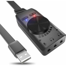 Maxgo USB Ses Kartı Plextone 7.1 Surround