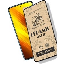 Inoomi Xiaomi Poco X3 / X3 Pro Nfc 9d Mat Tam Kaplayan Seramik Nano Cam