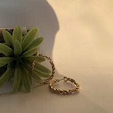 İrem's Collection Burgu Çelik Küpe