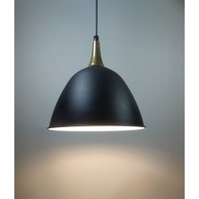 mylights  Siyah  Içi Beyaz Vintage Metal Sarkıtlar