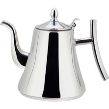 Strade Store Büyük Çaydanlık Kalın Teaware Office Ocak Için Lehçe Paslanmaz Çelik Ev 2.4l (Yurt Dışından)