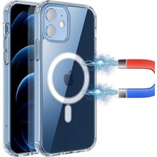 Tria Apple iPhone 13 Pro Max Kılıf Magsafe Destekli Şeffaf Kılıf