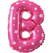 Eğlence Marketi 16 Inç Pembe Harf Balon B