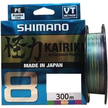 SHIMANO Kairiki 8 300MT Multi Color Ip Misina