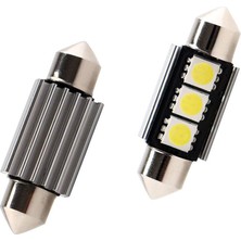 Knmaster Festoon 5050 Smd 3 Ledli Beyaz LED Tekli