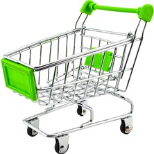 Lovoski 3 Adet Mini Alışveriş Sepeti Süpermarket Handcart Arabası Çocuk Oyun Oyna Pretend