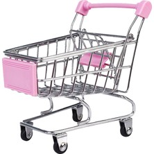 Lovoski 3 Adet Mini Alışveriş Sepeti Süpermarket Handcart Arabası Çocuk Oyun Oyna Pretend