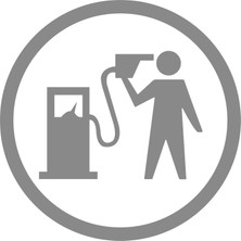 Quart Aksesuar Benzin Deposu Sticker Araba Yakıt Deposu Oto Araba Sticker