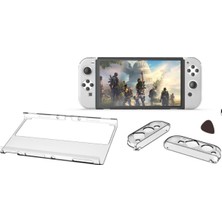 Dobe Nintendo Switch OLED Kristal Koruma Kabı Tpu Dobe