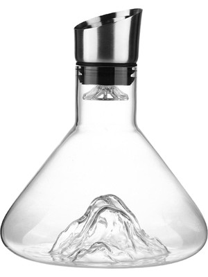 Strade Store 1.6l El Likör Bourbon Vodka Hediye Için Pourer Kapağı ile Puro Cam Sürahi (Yurt Dışından)