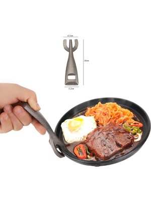 Biftek Sizzle Plate Restoran Tedarik 8 "/ 10" / 12 "ızgara Biftek Etler Için 12 Inç