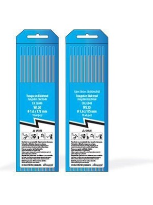 Trafimet Wl-20 Gök Mavi Tungsten Elektrot 1.6 mm (1 Adet Fiyatıdır)