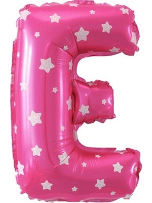 Eğlence Marketi 16 Inç Pembe Harf Balon E