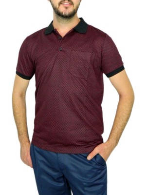 Naykı Erkek Polo Yaka Jakarlı Tişört BGL-ST00535