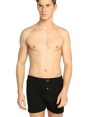 Tutku 117 Battal Erkek Düz Penye Boxer