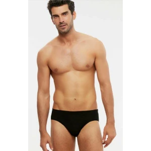 Paul Pamuklu Basic 2 Li Erkek Slip - Siyah