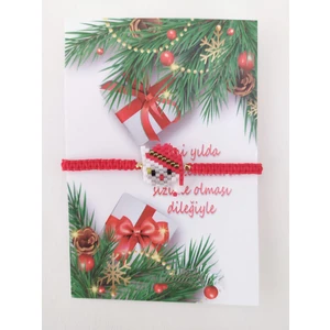 Yılbaşı Temalı Miyuki Noel Baba Bileklik