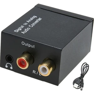 2161 Dijital To Analog 3.5mm Optik Ses Tos Çevirici Dönüştürücü Adaptör