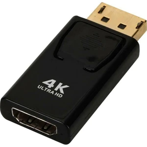2168 4k Displayport To HDMI Kablo Display Port Çevirici Dönüştürücü Mini Siyah