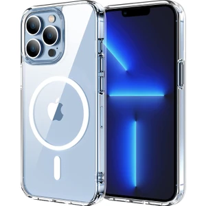 Apple iPhone 13 Pro Max (6.7'') Magsafe Şeffaf Silikon Kılıf