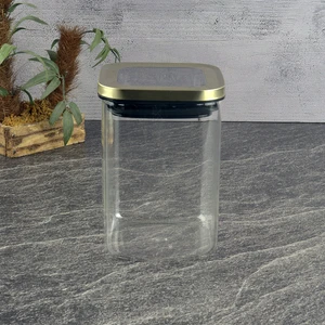 Cam Kavanoz Pencereli 1000 ml