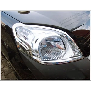 Fams Otomotiv  Peugeot Bipper Krom Far Çerçeve 2 Parça 2008> Paslanmaz Çelik