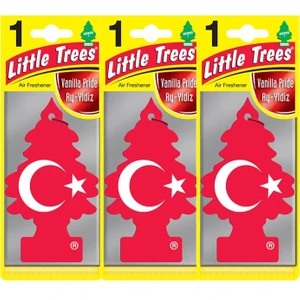 Mr.Dans Store Little Trees Kağıt Koku Vanilla Pride Türk Bayrağı Kokusu 3 Adet