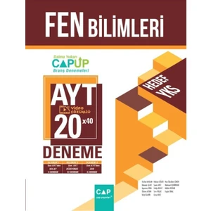 Çap Yayınları AYT Fen Bilimleri 20 x 40 Up Deneme
