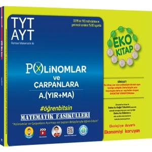 Tonguç Akademi Yayınları Kampüs TYT - AYT Matematik Fasikülleri - Polinomlar ve Çarpanlara Ayırma Eko