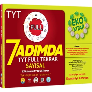 Tonguç Akademi Kampüs 7 Adımda TYT Full Tekrar Soru Bankası-Sayısal Eko