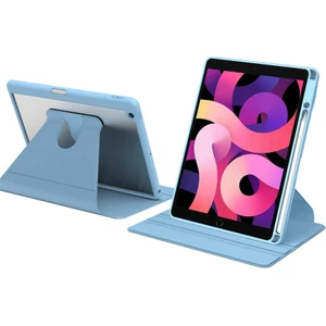 Apple iPad 10.2 2021 (9.nesil) Uyumlu 360° Dönebilen Standlı Nayn Tablet Kılıfı Ince ve Fit