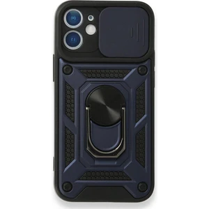 Apple iPhone 11 Kılıf Zırhlı Kamera Sürgülü Lüx Kapak